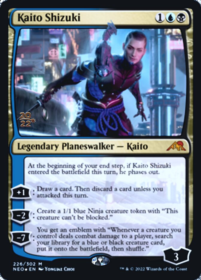 Kaito Shizuki [Kamigawa: Neon Dynasty Prerelease Promos] - Magic: The Gathering - Card Brawlers | Quebec | Canada |
