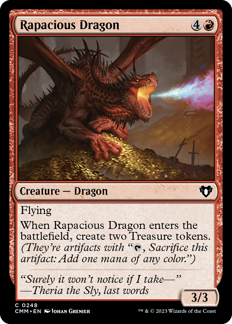 Rapacious Dragon [Commander Masters] - Magic: The Gathering - Card Brawlers | Quebec | Canada |