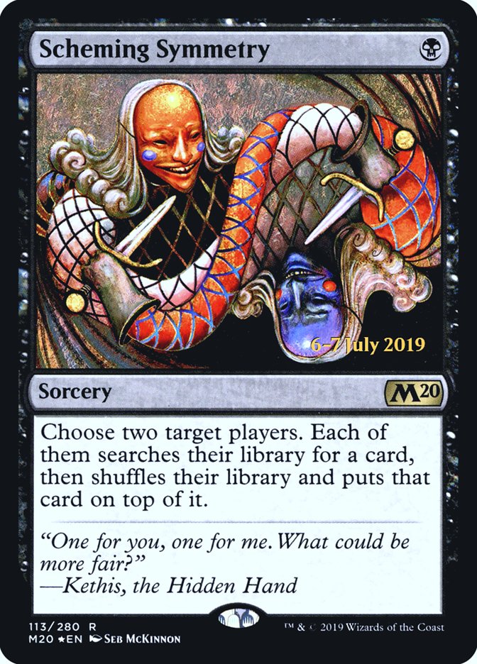 Scheming Symmetry [Core Set 2020 Prerelease Promos] - Magic: The Gathering - Card Brawlers | Quebec | Canada |
