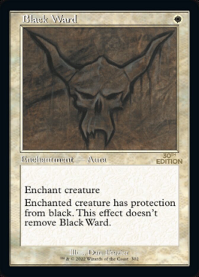 Black Ward (Retro) [30th Anniversary Edition] - Magic: The Gathering - Card Brawlers | Quebec | Canada |