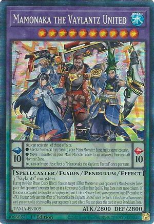 Mamonaka the Vaylantz United [TAMA-EN009] Collector's Rare - Yu-Gi-Oh! - Card Brawlers | Quebec | Canada |