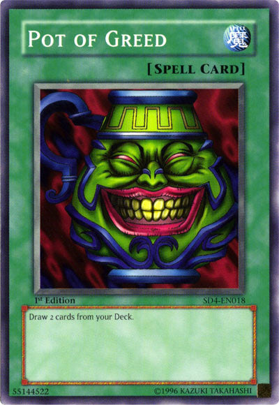 Pot of Greed [SD4-EN018] Common - Yu-Gi-Oh! - Card Brawlers | Quebec | Canada |