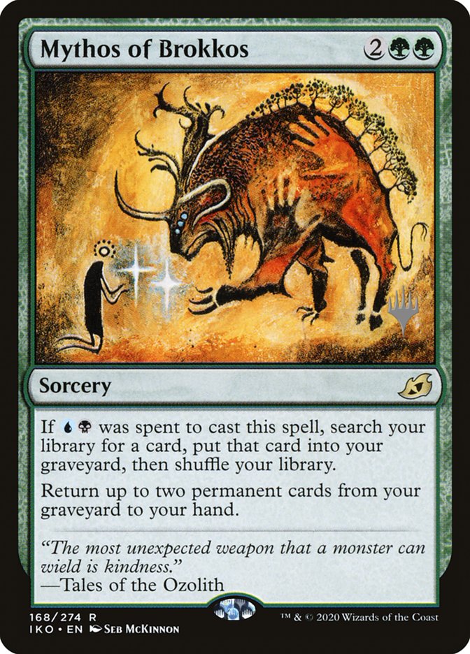 Mythos of Brokkos (Promo Pack) [Ikoria: Lair of Behemoths Promos] - Magic: The Gathering - Card Brawlers | Quebec | Canada |