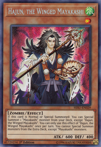 Hajun, the Winged Mayakashi [HISU-EN029] Secret Rare - Yu-Gi-Oh! - Card Brawlers | Quebec | Canada |