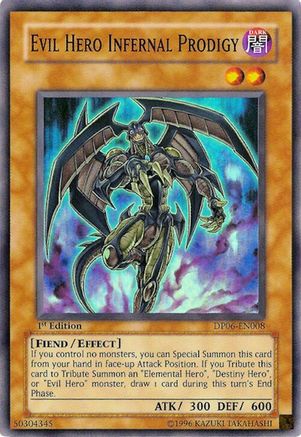 Evil Hero Infernal Prodigy [DP06-EN008] Super Rare - Yu-Gi-Oh! - Card Brawlers | Quebec | Canada |