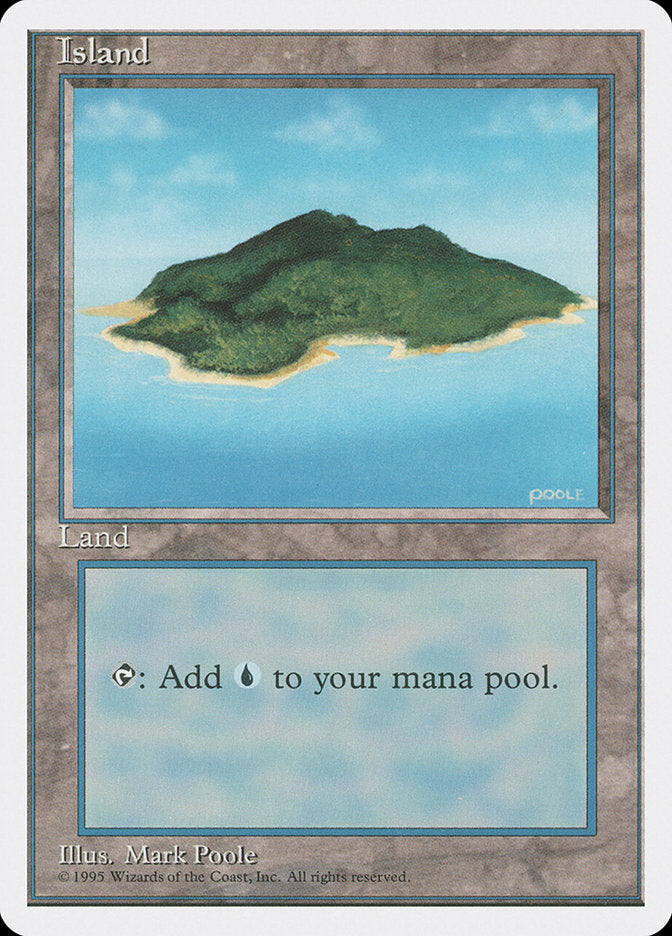 Island (Blue Sky) [Fourth Edition] - Magic: The Gathering - Card Brawlers | Quebec | Canada |