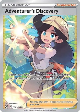 Adventurer's Discovery (TG23/TG30) [Sword & Shield: Lost Origin] - Pokémon - Card Brawlers | Quebec | Canada |