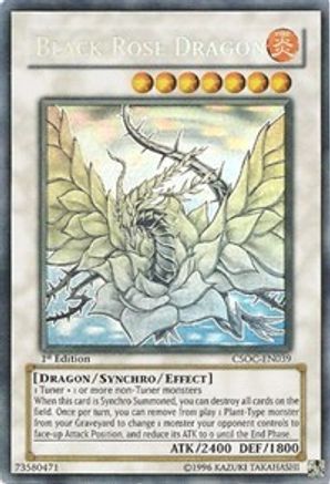 Black Rose Dragon [CSOC-EN039] Ghost Rare - Yu-Gi-Oh! - Card Brawlers | Quebec | Canada |