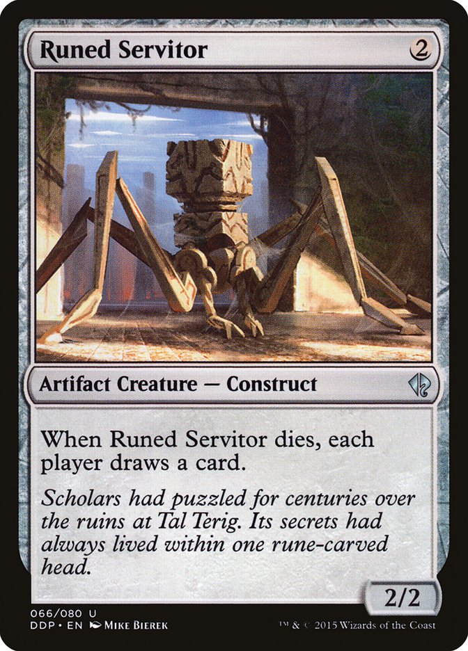 Runed Servitor [Duel Decks: Zendikar vs. Eldrazi] - Magic: The Gathering - Card Brawlers | Quebec | Canada |