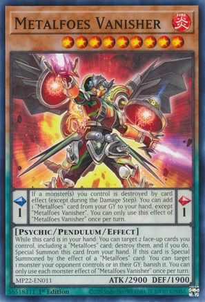 Metalfoes Vanisher [MP22-EN011] Common - Yu-Gi-Oh! - Card Brawlers | Quebec | Canada |