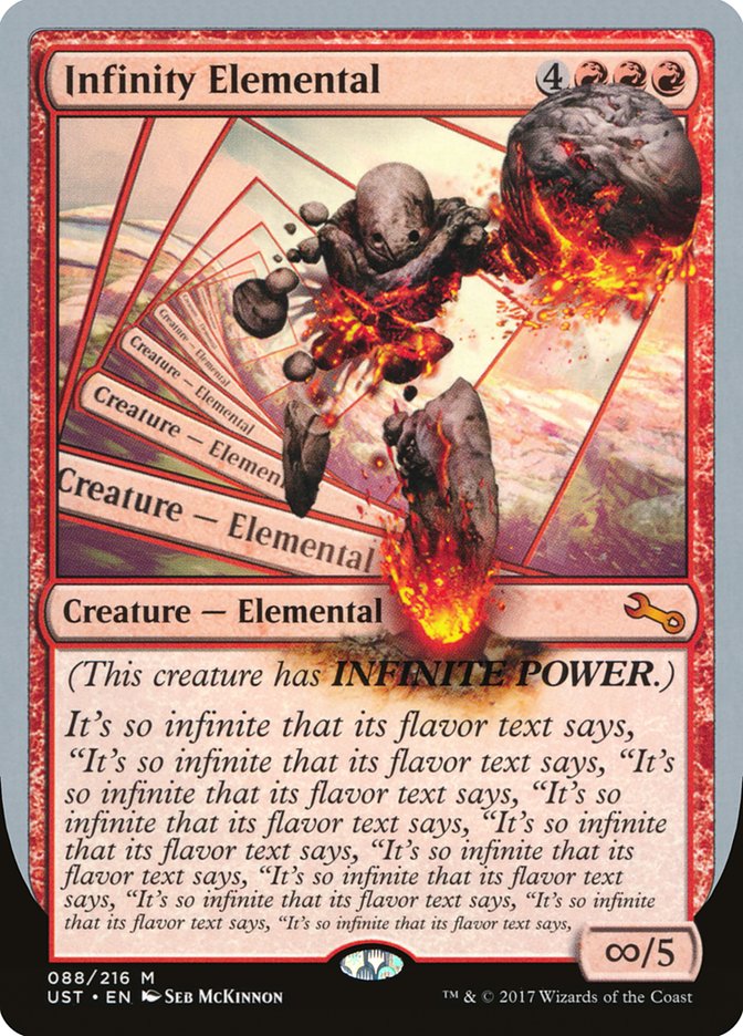 Infinity Elemental [Unstable] - Magic: The Gathering - Card Brawlers | Quebec | Canada |