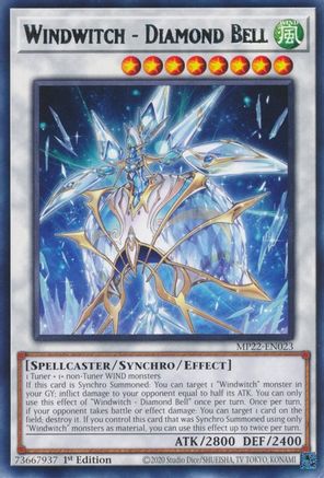 Windwitch - Diamond Bell [MP22-EN023] Rare - Yu-Gi-Oh! - Card Brawlers | Quebec | Canada |
