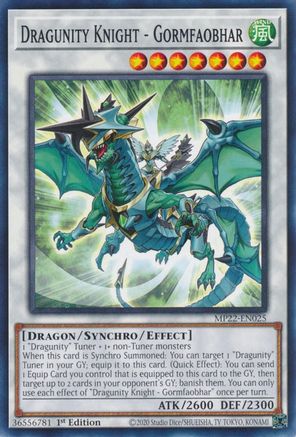 Dragunity Knight - Gormfaobhar [MP22-EN025] Common - Yu-Gi-Oh! - Card Brawlers | Quebec | Canada |