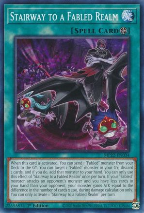 Stairway to a Fabled Realm [MP22-EN034] Common - Yu-Gi-Oh! - Card Brawlers | Quebec | Canada |