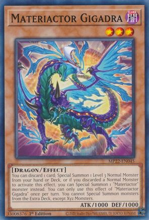 Materiactor Gigadra [MP22-EN045] Common - Yu-Gi-Oh! - Card Brawlers | Quebec | Canada |