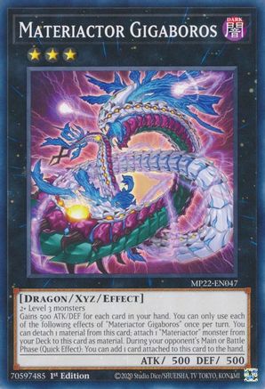 Materiactor Gigaboros [MP22-EN047] Common - Yu-Gi-Oh! - Card Brawlers | Quebec | Canada |