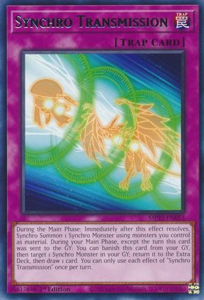 Synchro Transmission [MP22-EN053] Rare - Yu-Gi-Oh! - Card Brawlers | Quebec | Canada |