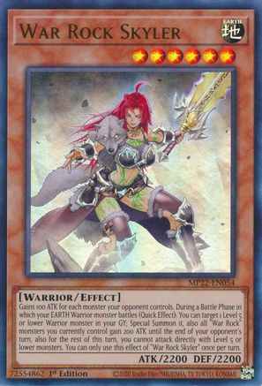 War Rock Skyler [MP22-EN054] Ultra Rare - Yu-Gi-Oh! - Card Brawlers | Quebec | Canada |