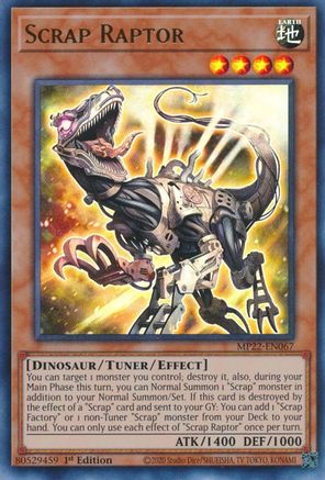 Scrap Raptor [MP22-EN067] Ultra Rare - Yu-Gi-Oh! - Card Brawlers | Quebec | Canada |