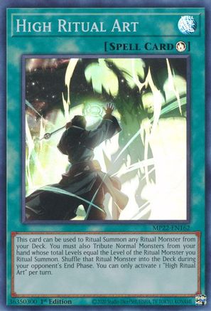 High Ritual Art [MP22-EN162] Super Rare - Yu-Gi-Oh! - Card Brawlers | Quebec | Canada |