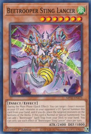 Beetrooper Sting Lancer [MP22-EN175] Common - Yu-Gi-Oh! - Card Brawlers | Quebec | Canada |