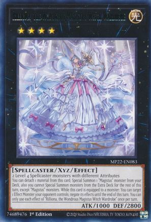 Rilliona, the Wondrous Magistus Witch Wardrobe [MP22-EN083] Rare - Yu-Gi-Oh! - Card Brawlers | Quebec | Canada |