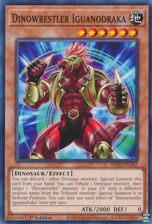 Dinowrestler Iguanodraka [MP22-EN182] Common - Yu-Gi-Oh! - Card Brawlers | Quebec | Canada |