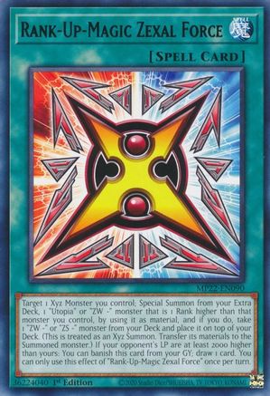 Rank-Up-Magic Zexal Force [MP22-EN090] Rare - Yu-Gi-Oh! - Card Brawlers | Quebec | Canada |