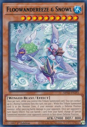 Floowandereeze & Snowl [MP22-EN193] Rare - Yu-Gi-Oh! - Card Brawlers | Quebec | Canada |