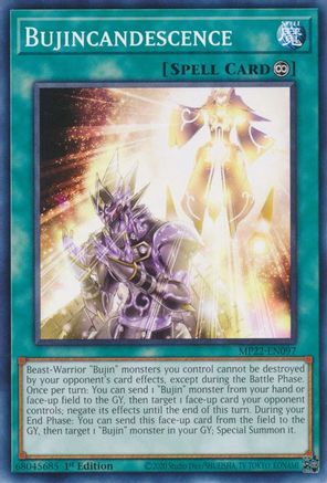 Bujincandescence [MP22-EN097] Common - Yu-Gi-Oh! - Card Brawlers | Quebec | Canada |
