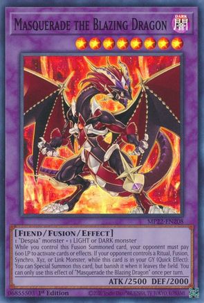 Masquerade the Blazing Dragon [MP22-EN208] Super Rare - Yu-Gi-Oh! - Card Brawlers | Quebec | Canada |