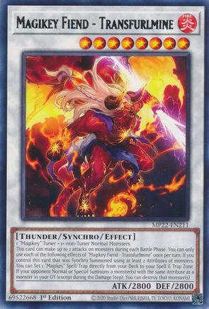 Magikey Fiend - Transfurlmine [MP22-EN211] Rare - Yu-Gi-Oh! - Card Brawlers | Quebec | Canada |
