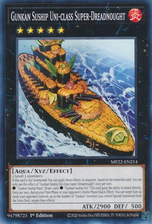 Gunkan Suship Uni-class Super-Dreadnought [MP22-EN214] Common - Yu-Gi-Oh! - Card Brawlers | Quebec | Canada |