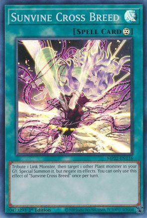 Sunvine Cross Breed [MP22-EN116] Super Rare - Yu-Gi-Oh! - Card Brawlers | Quebec | Canada |