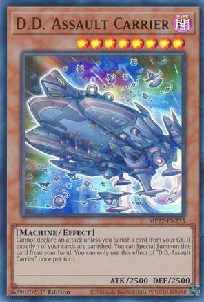 D.D. Assault Carrier [MP22-EN233] Ultra Rare - Yu-Gi-Oh! - Card Brawlers | Quebec | Canada |