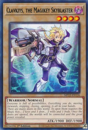 Clavkiys, the Magikey Skyblaster [MP22-EN126] Rare - Yu-Gi-Oh! - Card Brawlers | Quebec | Canada |