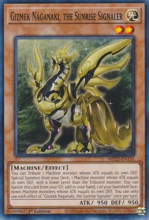 Gizmek Naganaki, the Sunrise Signaler [MP22-EN131] Common - Yu-Gi-Oh! - Card Brawlers | Quebec | Canada |