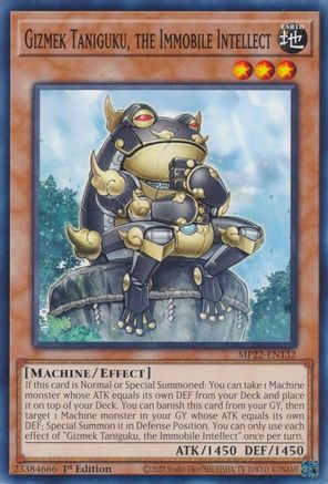 Gizmek Taniguku, the Immobile Intellect [MP22-EN132] Common - Yu-Gi-Oh! - Card Brawlers | Quebec | Canada |