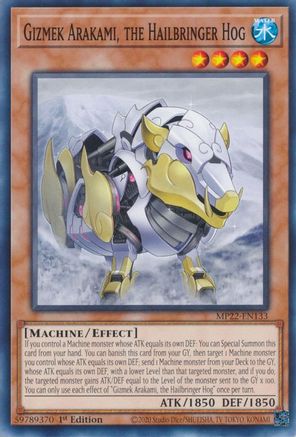 Gizmek Arakami, the Hailbringer Hog [MP22-EN133] Common - Yu-Gi-Oh! - Card Brawlers | Quebec | Canada |