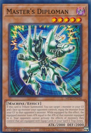 Masters Diploman [MP22-EN136] Common - Yu-Gi-Oh! - Card Brawlers | Quebec | Canada |