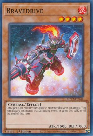 Bravedrive [MP22-EN244] Common - Yu-Gi-Oh! - Card Brawlers | Quebec | Canada |