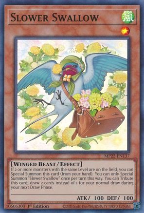 Slower Swallow [MP22-EN137] Super Rare - Yu-Gi-Oh! - Card Brawlers | Quebec | Canada |