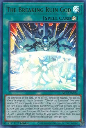 The Breaking Ruin God [MP22-EN274] Ultra Rare - Yu-Gi-Oh! - Card Brawlers | Quebec | Canada |