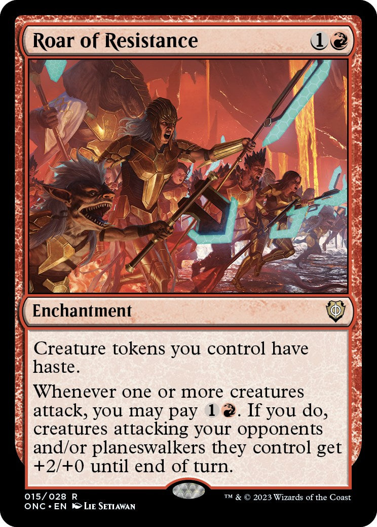 Roar of Resistance [Phyrexia: All Will Be One Commander] - Magic: The Gathering - Card Brawlers | Quebec | Canada |