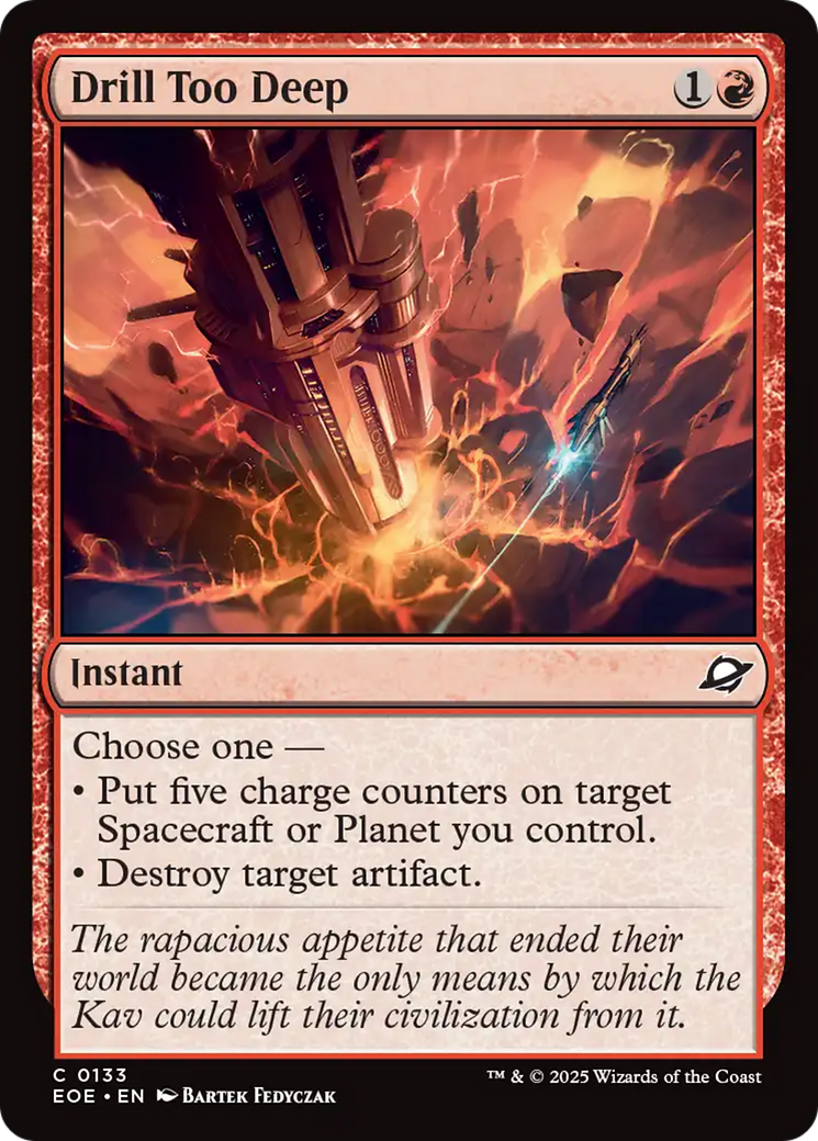 Drill Too Deep [Edge of Eternities] - Magic: The Gathering - Card Brawlers | Quebec | Canada |