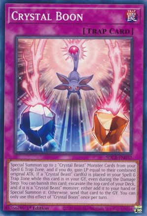 Crystal Boon [SDCB-EN032] Common - Yu-Gi-Oh! - Card Brawlers | Quebec | Canada |