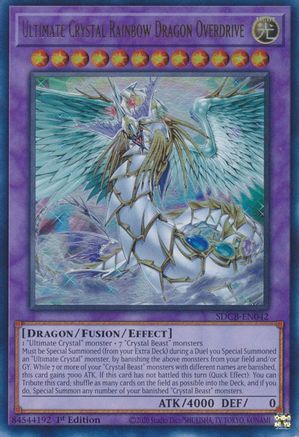 Ultimate Crystal Rainbow Dragon Overdrive [SDCB-EN042] Ultra Rare - Yu-Gi-Oh! - Card Brawlers | Quebec | Canada |