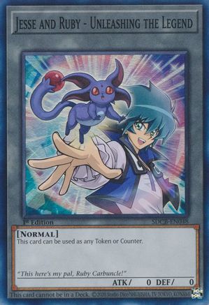 Jesse and Ruby - Unleashing the Legend [SDCB-EN048] Super Rare - Yu-Gi-Oh! - Card Brawlers | Quebec | Canada |