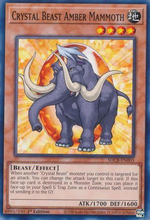 Crystal Beast Amber Mammoth [SDCB-EN005] Common - Yu-Gi-Oh! - Card Brawlers | Quebec | Canada |