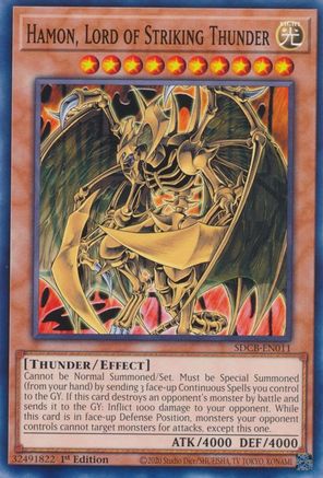 Hamon, Lord of Striking Thunder [SDCB-EN011] Common - Yu-Gi-Oh! - Card Brawlers | Quebec | Canada |
